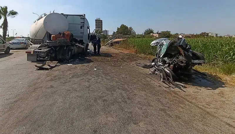 Adana'da Tanker ve Otomobil Kamyon Çarpıştı: Ayrıntılar Korkunç!
