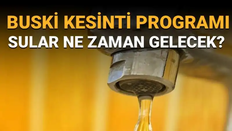 Bursa Nilüfer'de Su Kesintisi: Ne Zaman Sular Geliyor?