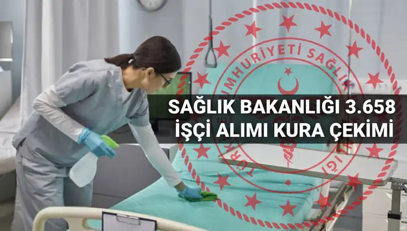 Sağlık Bakanlığı 2025’te 3.658 İşçi Alımı İçin Kura Takvimini Açıkladı!