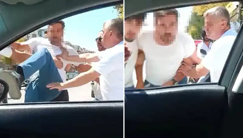 Dolmuş Şoförünün Trafikteki Dehşet Saçan Anları Kenti Şaşkına Çevirdi